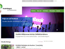 Tablet Screenshot of kreativregion.net